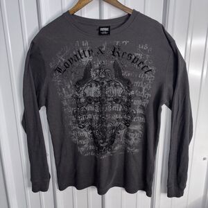 MMA Elite Mens Thermal “Loyalty & Respect” Size XL Shirt